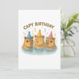 Invitación Cumpleaños de Capy