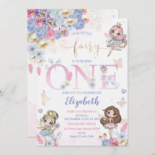 Invitación Cumpleaños de Chica de la Selva Fairy