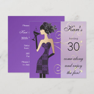 Invitación Cumpleaños de chicas o despedida de soltera en mor