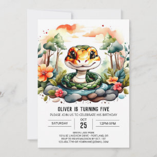 Invitación Cumpleaños de Cobra en línea