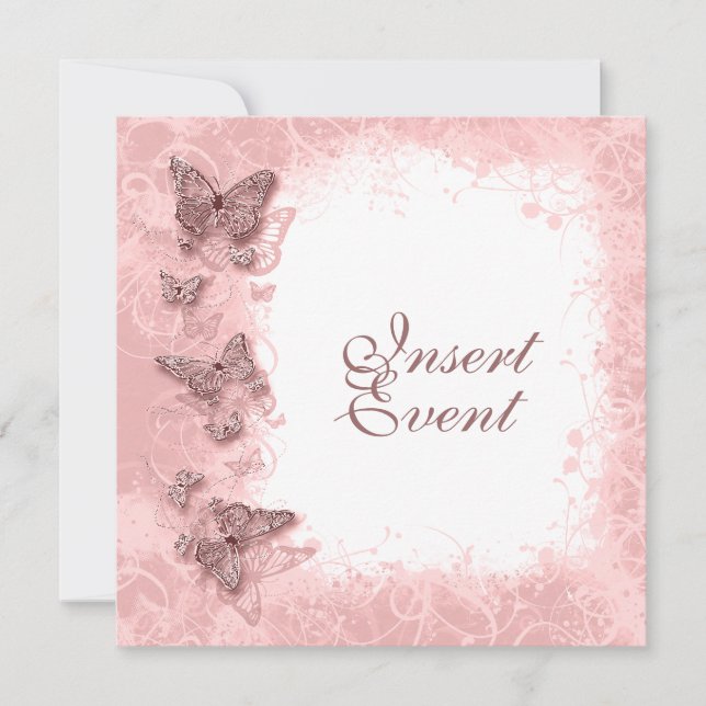 Invitación cumpleaños de compromiso de boda de temas de marip (Anverso)