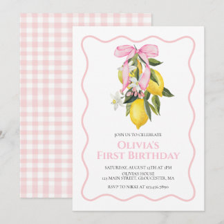 Invitación cumpleaños de Coquette