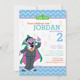 Invitación Cumpleaños de Count von Count