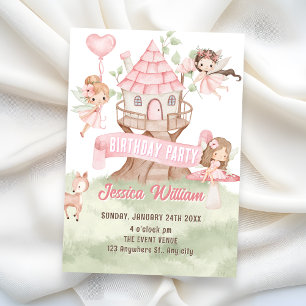 Invitación Cumpleaños de cuento de hadas