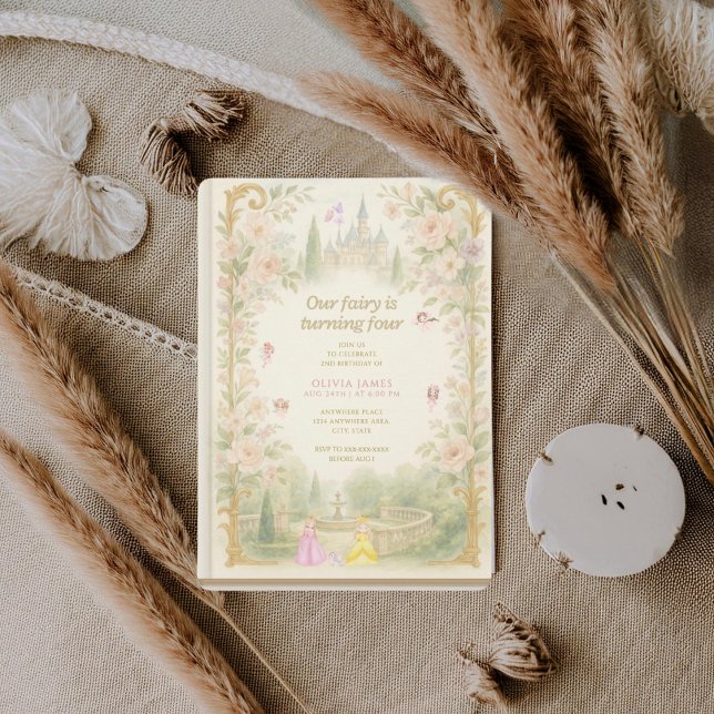 Invitación Cumpleaños de cuento de hadas, primero, cuento de  (Subido por el creador)