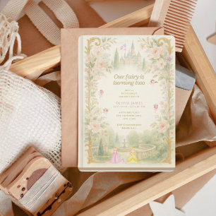 Invitación Cumpleaños de cuento de hadas, primero de cuento,