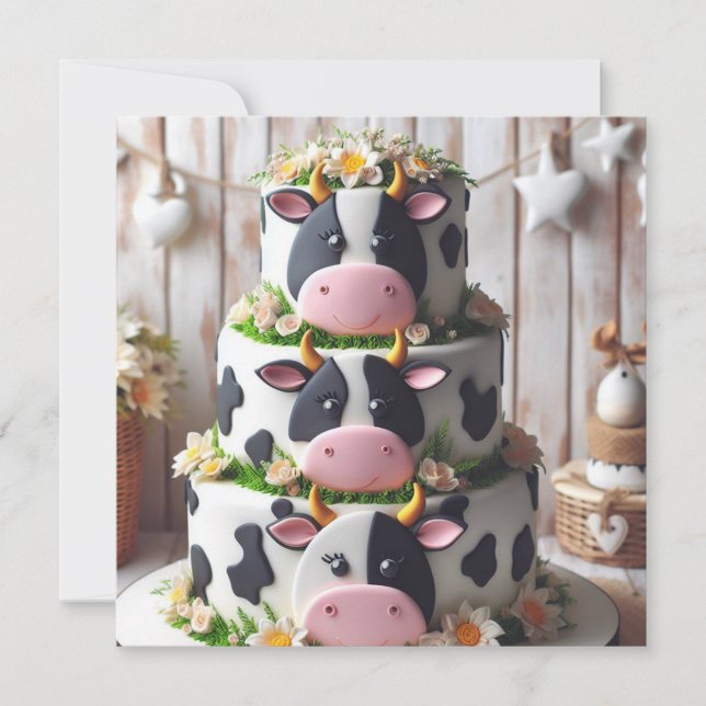 INVITACIÓN CUMPLEAÑOS DE CUERO NEGRO Y BLANCO (Anverso)