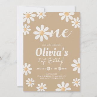 Invitación Cumpleaños de Daisy Girl