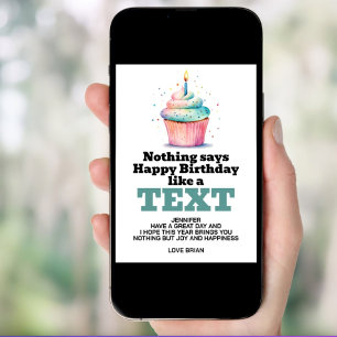 Invitación Cumpleaños de descarga digital de texto electrónic