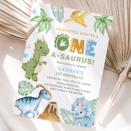Invitación Cumpleaños de Dinosaurio