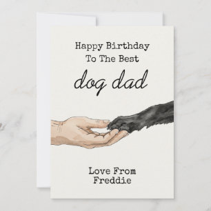 Invitación Cumpleaños de Dog Dad Gracioso regalo de Perro c