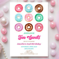 Cumpleaños de Dos Dulces Donas con Sprinkles 2do