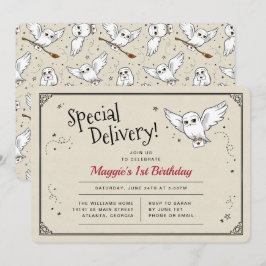 Invitación Cumpleaños de entrega especial de Hedwig de Harry 