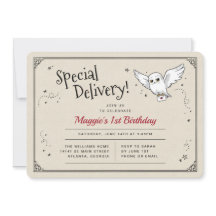 Cumpleaños de entrega especial de Hedwig de Harry 