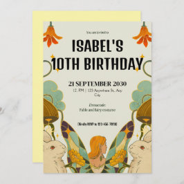 Invitación Cumpleaños de Fairytale