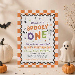 Invitación Cumpleaños de Fantasmita en Halloween
