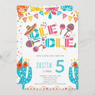 Invitación Cumpleaños de Fiesta Cactus en México