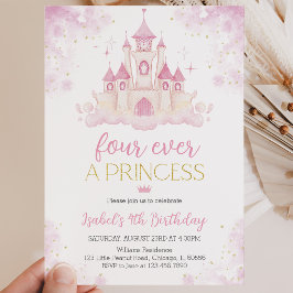 Invitación Cumpleaños de Four Ever a Princess 4