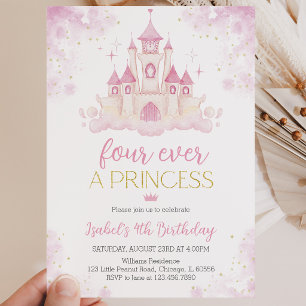 Invitación Cumpleaños de Four Ever a Princess 4