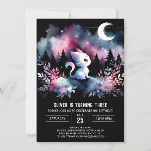 Invitación Cumpleaños de Fun Kitten Cat
