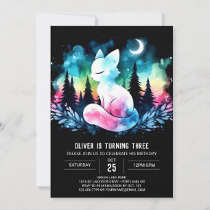 Invitación Cumpleaños de Gato de Gato de Gatito Dulce