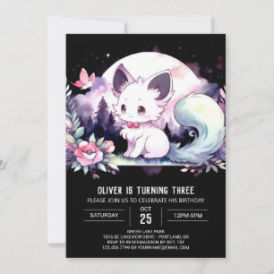 Invitación Cumpleaños de Gato Imprimible por Sueño