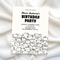 Cumpleaños de gatos lindos