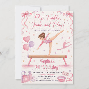 Invitación Cumpleaños de Gimnasia Digital Personal