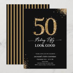 Invitación Cumpleaños de hacer que los 50 se vean bien