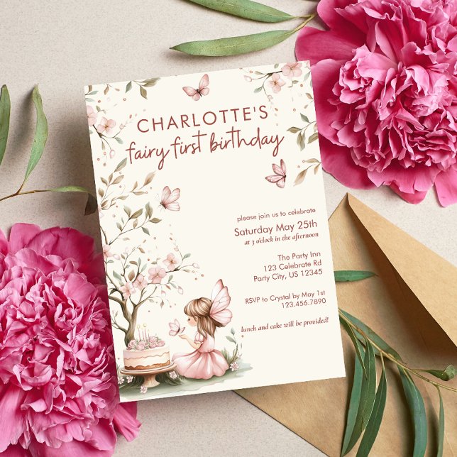 Invitación Cumpleaños de Hada Caprichosa  (Subido por el creador)