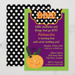 Invitación Cumpleaños de Halloween