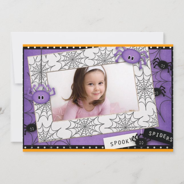 Invitación Cumpleaños de Halloween (Anverso)