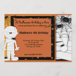 Invitación Cumpleaños de Halloween