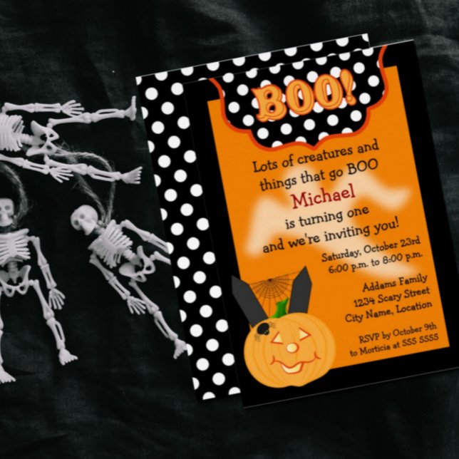 Invitación Cumpleaños de Halloween (Subido por el creador)
