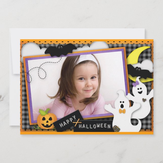 Invitación Cumpleaños de Halloween (Anverso)