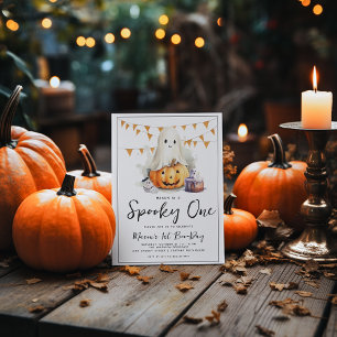 Invitación Cumpleaños de Halloween del Espeluznante