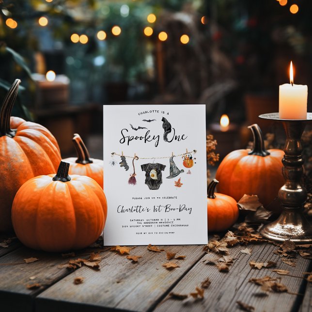 Invitación Cumpleaños de Halloween del Espeluznante (Subido por el creador)
