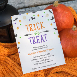 Invitación Cumpleaños de Halloween | Festejante celebración |