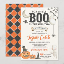 Cumpleaños de Halloween para niños de Little Boo