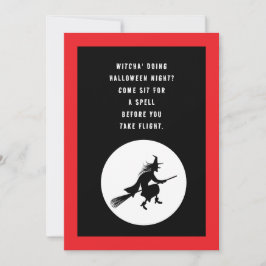 Invitación Cumpleaños de Halloween para niños - Pequeña Bruja