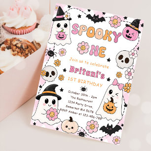 Invitación Cumpleaños de Halloween Spooky One 