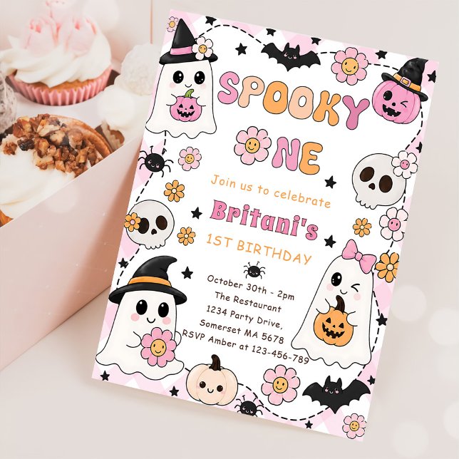Invitación Cumpleaños de Halloween Spooky One  (Subido por el creador)