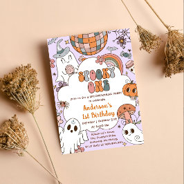 Invitación Cumpleaños de Halloween Spooky un Fiesta