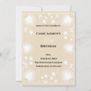 Invitación Cumpleaños de hito con estrella de oro