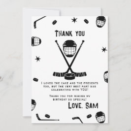 Invitación Cumpleaños de Hockey sobre Hielo descargable Graci