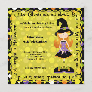 Invitación Cumpleaños de Hocus Pocus