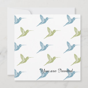 Invitación Cumpleaños de Hummingbirds