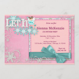 Invitación Cumpleaños de invierno