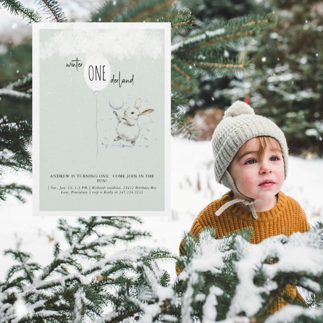 Invitación Cumpleaños de invierno Wonderland cumpleaños II (Subido por el creador)