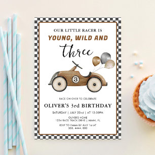 Invitación Cumpleaños de Jóvenes Salvajes y Tres Niños de Coc